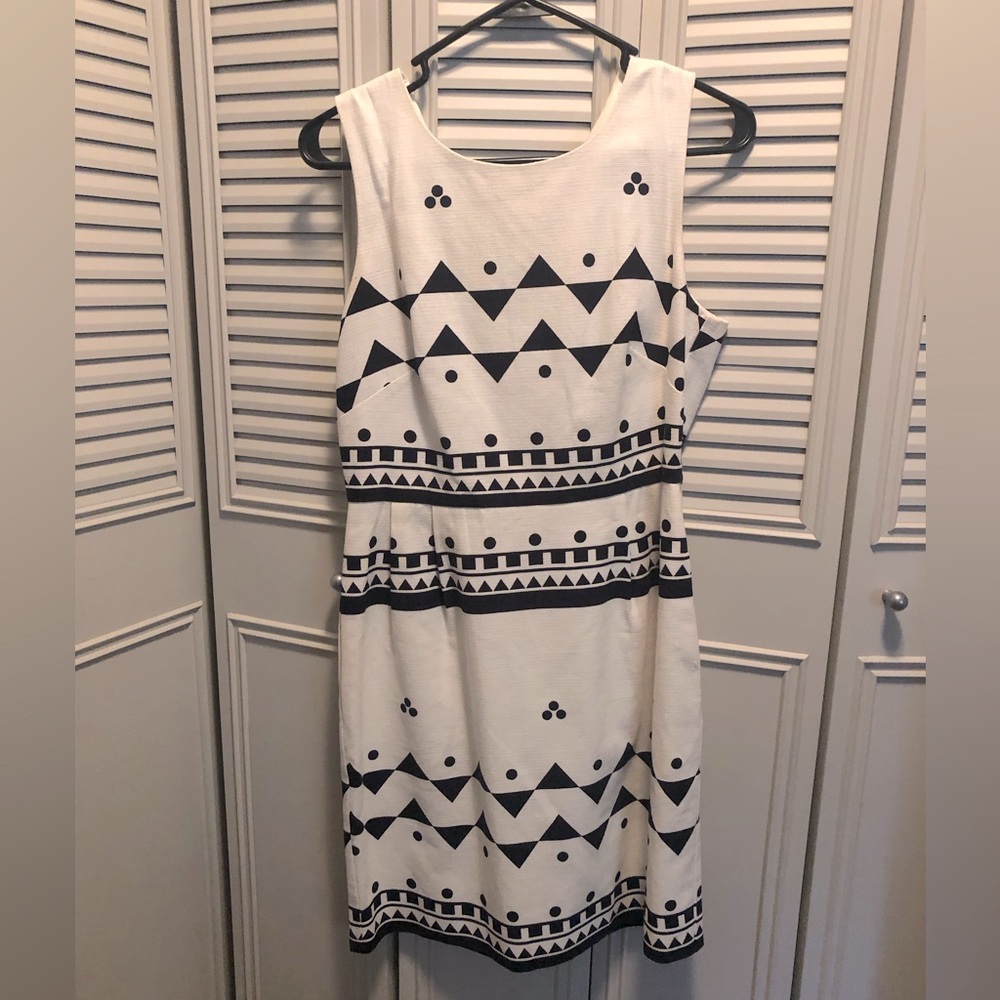 J crew knee length/short sleeveless dress